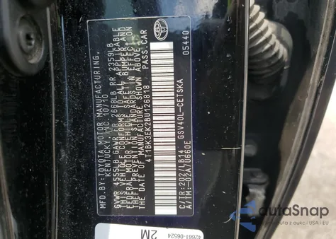 2011 Toyota Camry Se from USA, damaged, VIN 4T1BK3EK2BU126818